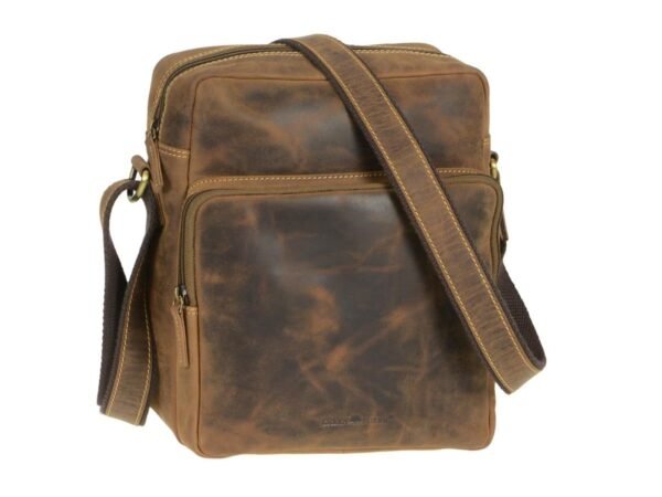 Greenburry Borsa Reporter Formato Verticale in Pelle Vintage - immagine 4