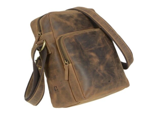 Greenburry Borsa Reporter Formato Verticale in Pelle Vintage - immagine 5