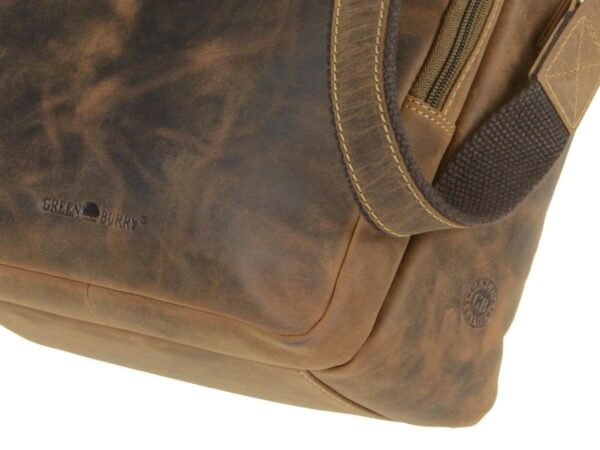 Greenburry Borsa Reporter Formato Verticale in Pelle Vintage - immagine 6