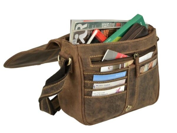 Greenburry Vintage Borsa Da Caccia In Pelle - immagine 6