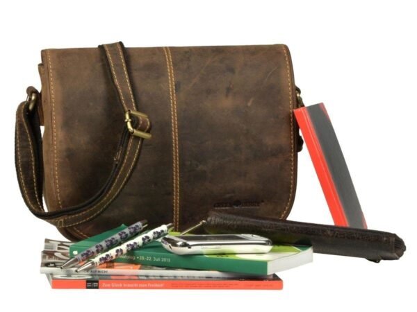 Greenburry Vintage Borsa Da Caccia In Pelle - immagine 12