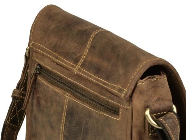 Greenburry Vintage Borsa Da Caccia In Pelle - immagine 7