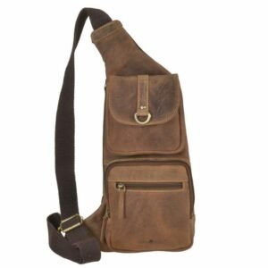 Greenburry Borsa a Tracolla Body-Crossover Bag-2 in Pelle Vintage