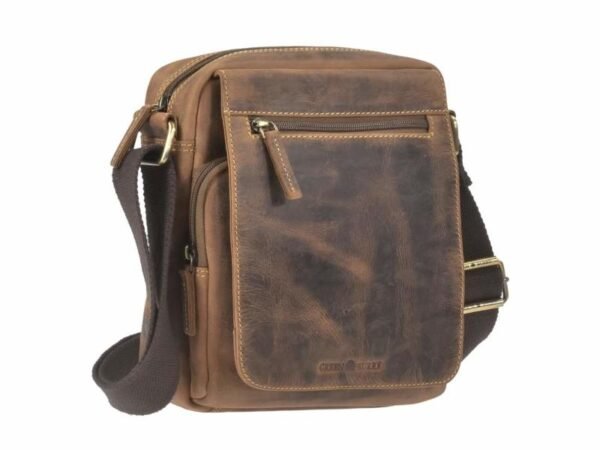 Greenburry Borsa a Tracolla Travel-6 in Pelle Vintage - immagine 4