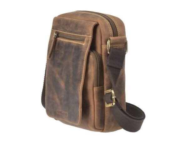 Greenburry Borsa a Tracolla Travel-6 in Pelle Vintage - immagine 6