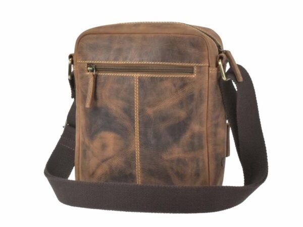 Greenburry Borsa a Tracolla Travel-6 in Pelle Vintage - immagine 7