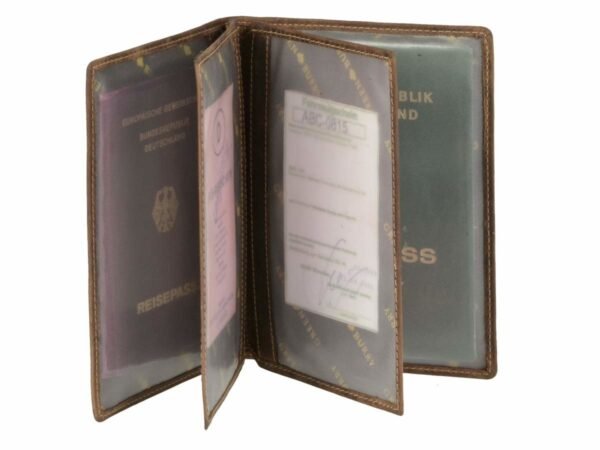 Greenburry Porta Documenti 4 Scomparti Marrone Vintage - immagine 5