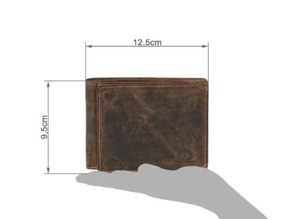 Greenburry Portafoglio 2 Scomparti "Patented" in Pelle Vintage - immagine 4