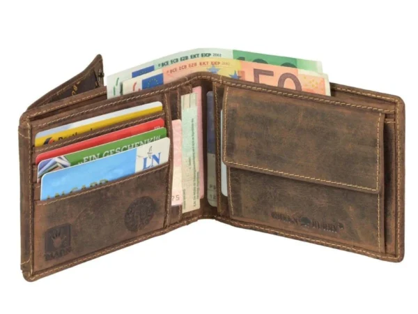 Greenburry Portafoglio 2 Scomparti "Patented" in Pelle Vintage - immagine 9