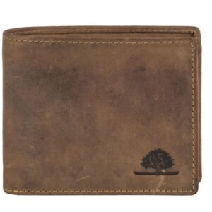 Greenburry Portafoglio RFID 2 Scomparti Corto in Pelle Vintage