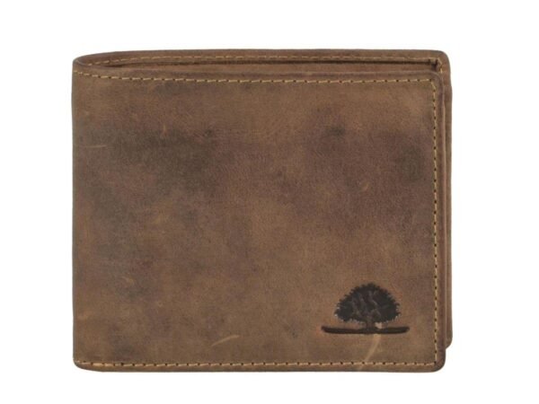 Greenburry Portafoglio RFID 2 Scomparti Corto in Pelle Vintage