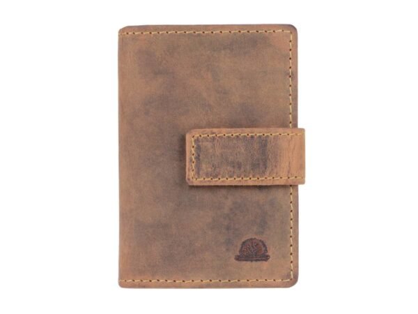 Greenburry Portacarte RFID Clip Case Marrone Vintage - immagine 7