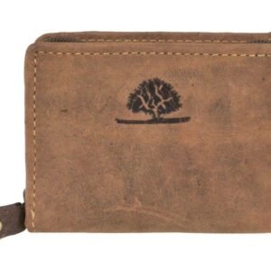 Greenburry Portamonete Originale Marrone in Pelle Vintage