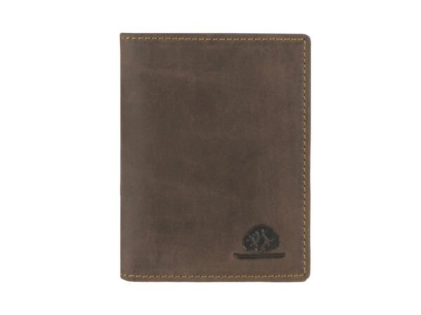 Greenburry Vintage Porta Documenti 2 Scomparti RFID Marrone In Pelle